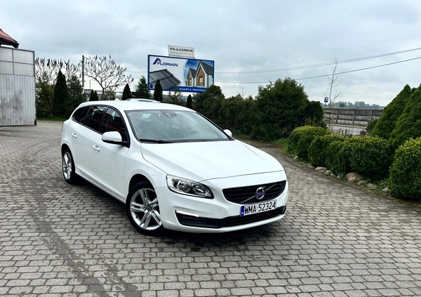 Volvo V60 cena 45400 przebieg: 195222, rok produkcji 2016 z Ostrołęka małe 121